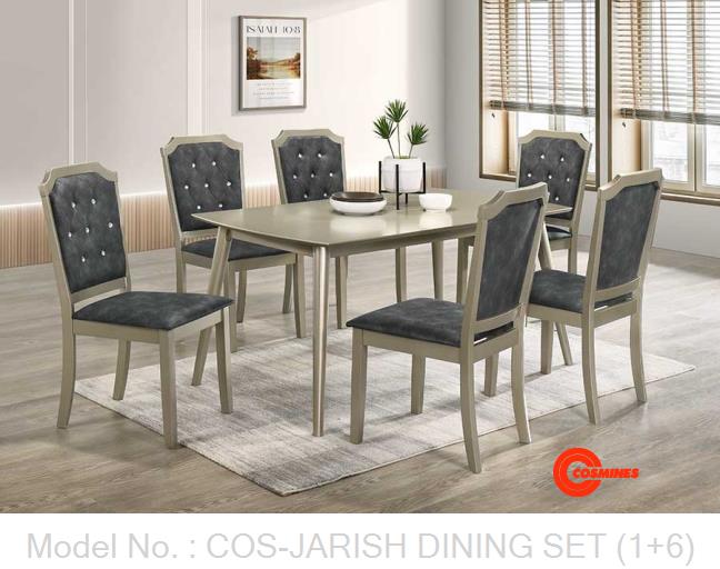 COS-JARISH DINING SET (1+6)